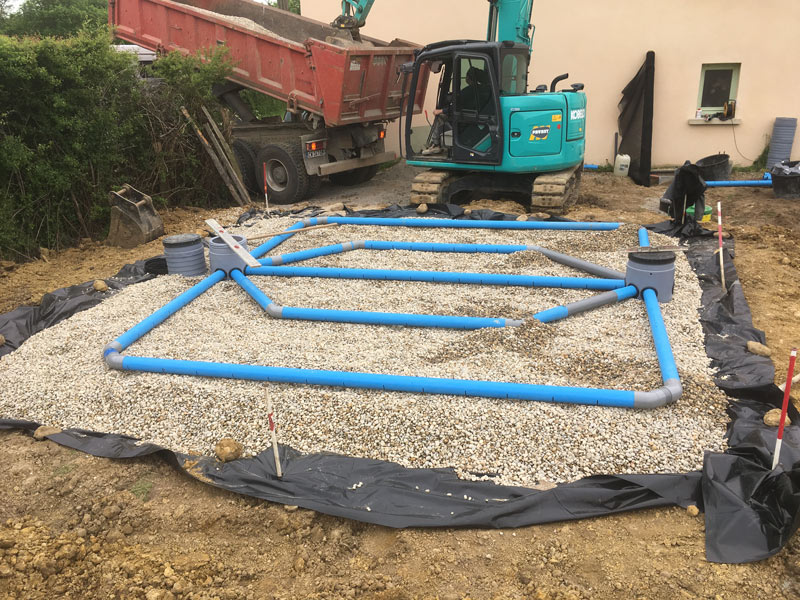VERNAY TP réalise tous vos travaux d'assainissement.